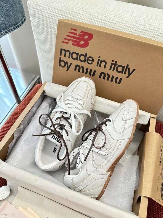 New Balance X Miu Miu 530 SL suede sneakers - Picture 7 of 9